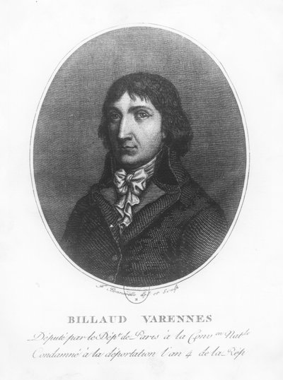 Jacques Nicolas Billaud-Varenne by Francois Bonneville